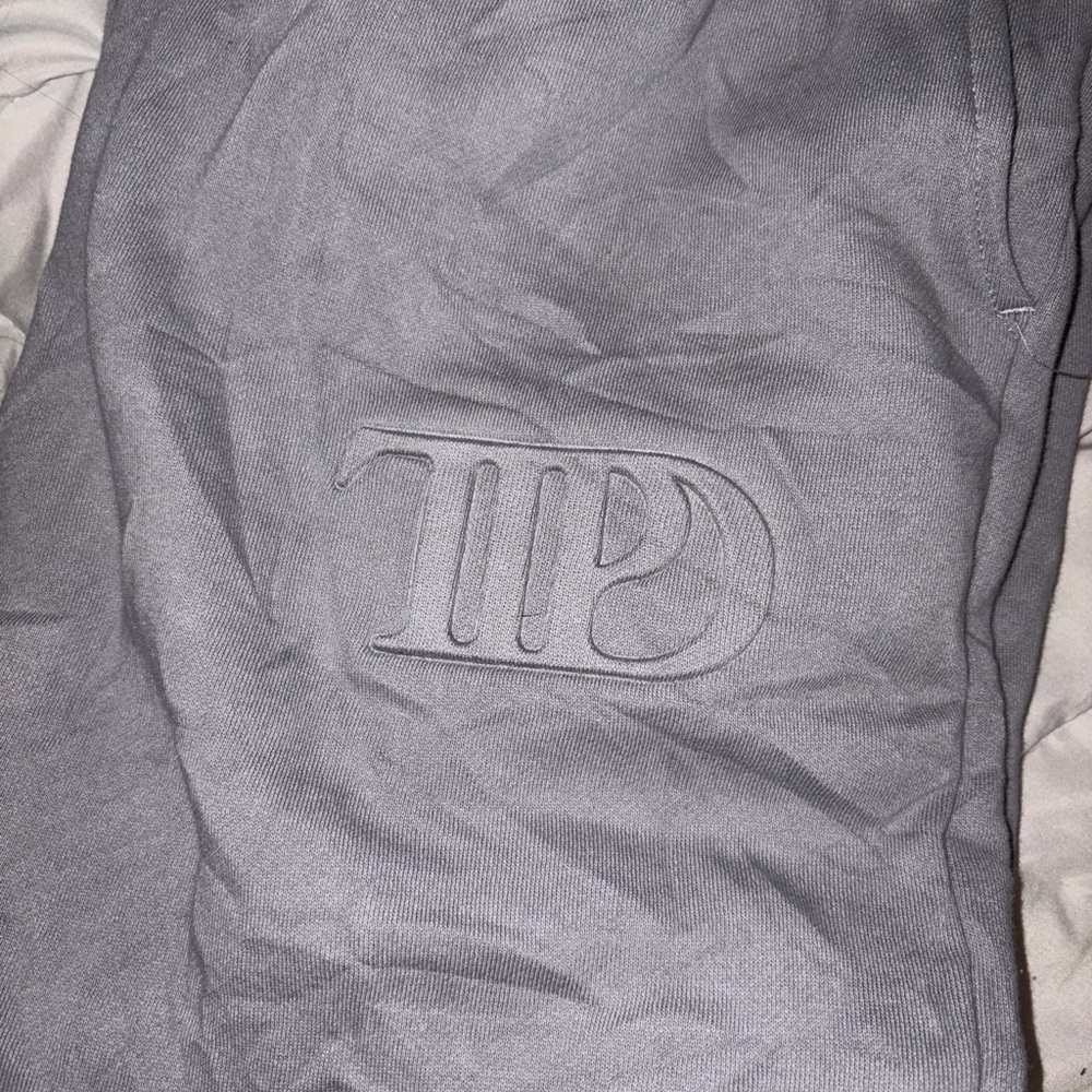 Taylor swift TTPD XL Gray Sweatpants with White Text - Picture 4 of 6